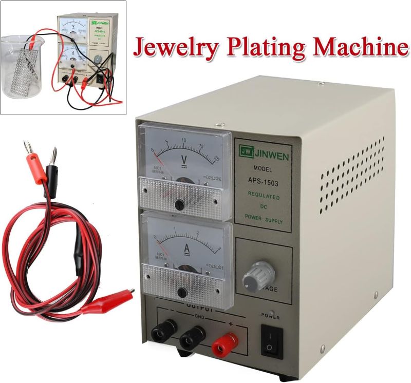 Photo 1 of L-home Jewelry Plating Machine Gold Silver Electroplating Machine Tool Portable Digital Electroplating Equipment Kit Gold Tools Jewelry Tools
