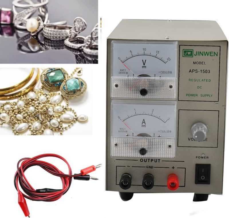 Photo 1 of L-home Jewelry Plating Machine Gold Silver Electroplating Machine Tool Portable Digital Electroplating Equipment Kit Gold Tools Jewelry Tools

