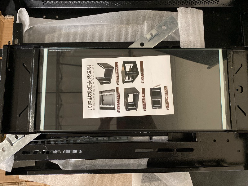 Photo 1 of 6U Wall Mount Server Cabinet Network Rack Enclosure Locking Glass Door by NETECABLE