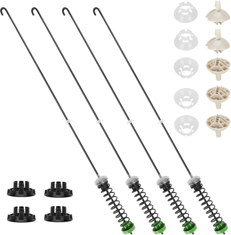 Photo 1 of W11130362 Washer Suspension Rod Kit Compatible with Whirlpool Maytag Kenmore Washing WTW5000DW2 WTW5000DW3 WTW5000DW1 MVWX655DW1 MVWC565FW1-Replaces W10594080 W10735786 W10748956 W10780040
