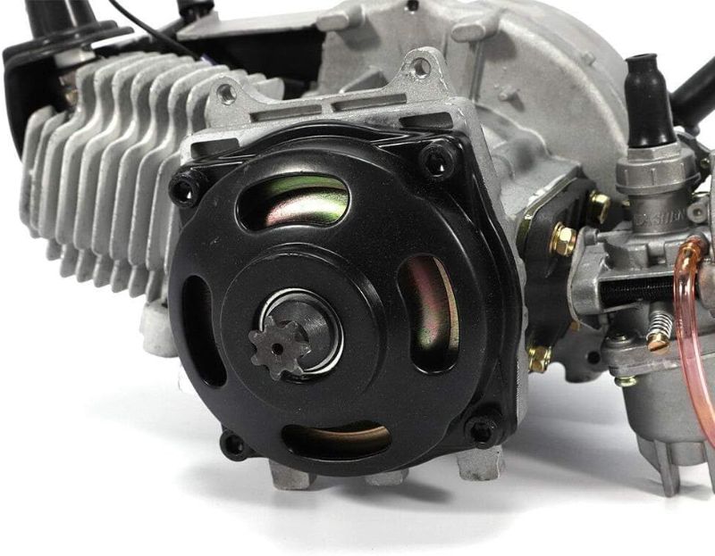 Photo 1 of 2 Stroke Engine Motor 49CC Pull Start Mini Moto Engine Motor Kit for Pocket Bike Mini Dirt Bike ATV Scooter (47/49 CC 2-Stroke Engine)