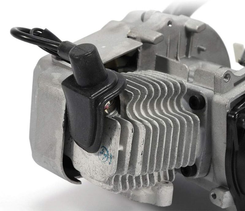 Photo 1 of 2 Stroke Engine Motor 49CC Pull Start Mini Moto Engine Motor Kit for Pocket Bike Mini Dirt Bike ATV Scooter (47/49 CC 2-Stroke Engine)