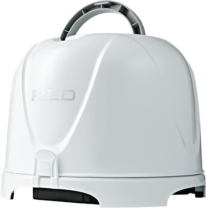 Photo 1 of Red by Kiss 3000 Ceramic Tourmaline Professional Hood Dryer, 4 Heat Settings Blow Dryer for Home & Salon, Height Adjustable Convenient Big Hood Size Extra Coverage (1875 Wattage)