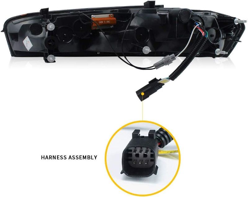 Photo 1 of VLAND LED Headlights & Smoked Taillights Compatible For [2016 2017 2018 Chevrolet Chevy Camaro] W/Welcome/Breathe Function Dynamic DRL & Sequential Turn, Dual Beam Lens, Driver side 