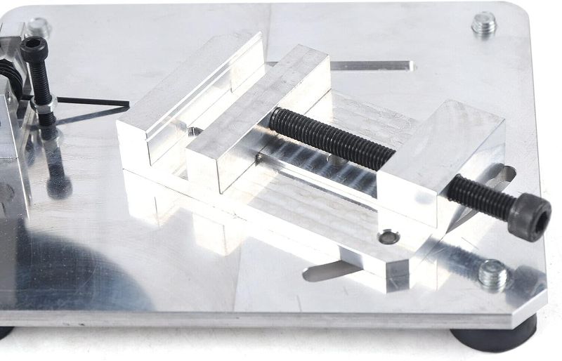 Photo 1 of Mini Table Saw, 4" Portable Saw Cutting Soft Metal Wood Plastic Cutting Machine For Soft Metal, Thin Stainless Steel Plate And Iron Plate