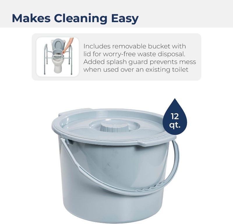 Photo 1 of Drive 11117N-1 Medical Medical Bariatric Folding Commode