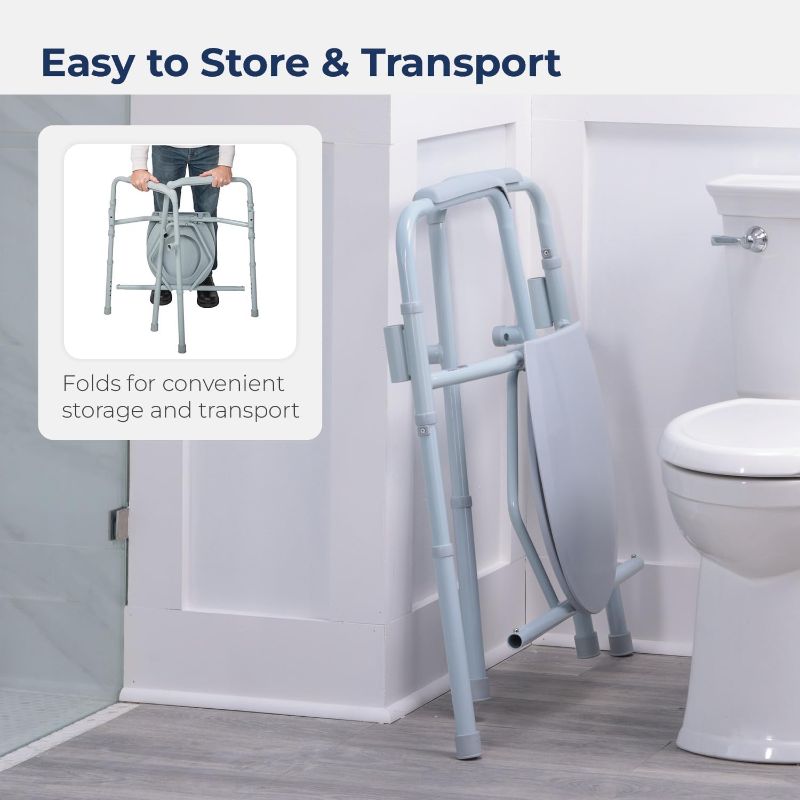 Photo 1 of Drive 11117N-1 Medical Medical Bariatric Folding Commode