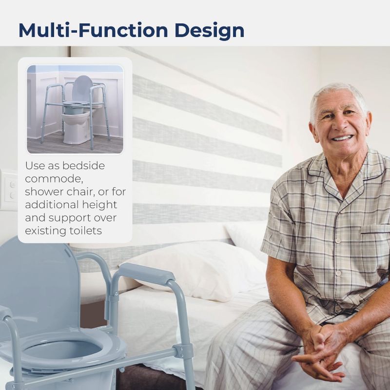 Photo 1 of Drive 11117N-1 Medical Medical Bariatric Folding Commode