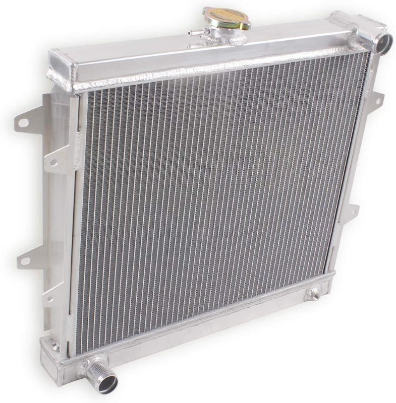 Photo 1 of OHOB-Cool Full Aluminum Radiator Replacement for 1984-1995 86 87 88 Toyota Pickup 4Runner SR5 DLX 22R 22RE 2.4L L4 Manual