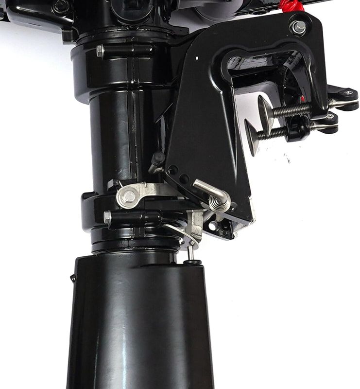 Photo 1 of Outboard Motor, Vessel Outboard Motor 2-Stroke 6HP 102CC Heavy Duty Fishing Boat Motor Boat Engine Water Cooling System W/CDI System