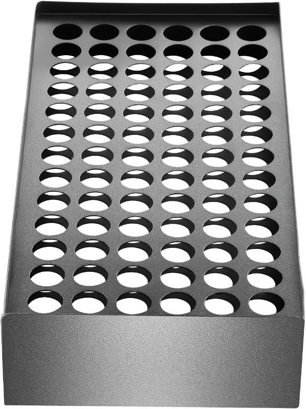 Photo 1 of 78 Holes Tattoo Ink Rack Wall Mounted Iron Pigment Ink Tattoo Bottles Holder Display Stand, Permanent Makeup Tattoo Ink Organizer Shelves for Tattoo Artists