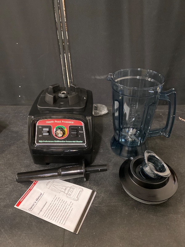 Photo 1 of Professional Countertop Blender 2800W Commercial Smoothie Blender Shakes Smoothies Juicer Maker Machine with 140 OZ BPA Free Pitcher (Smoothie Blender)