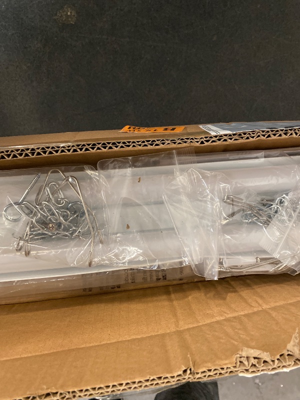 Photo 1 of 4FT Linkable 42W 4800LM 5000K LED Ceiling Lights for Garages, Pull Chain ON/Off, Linear Work Light Fixture with Plug, 2 Pack