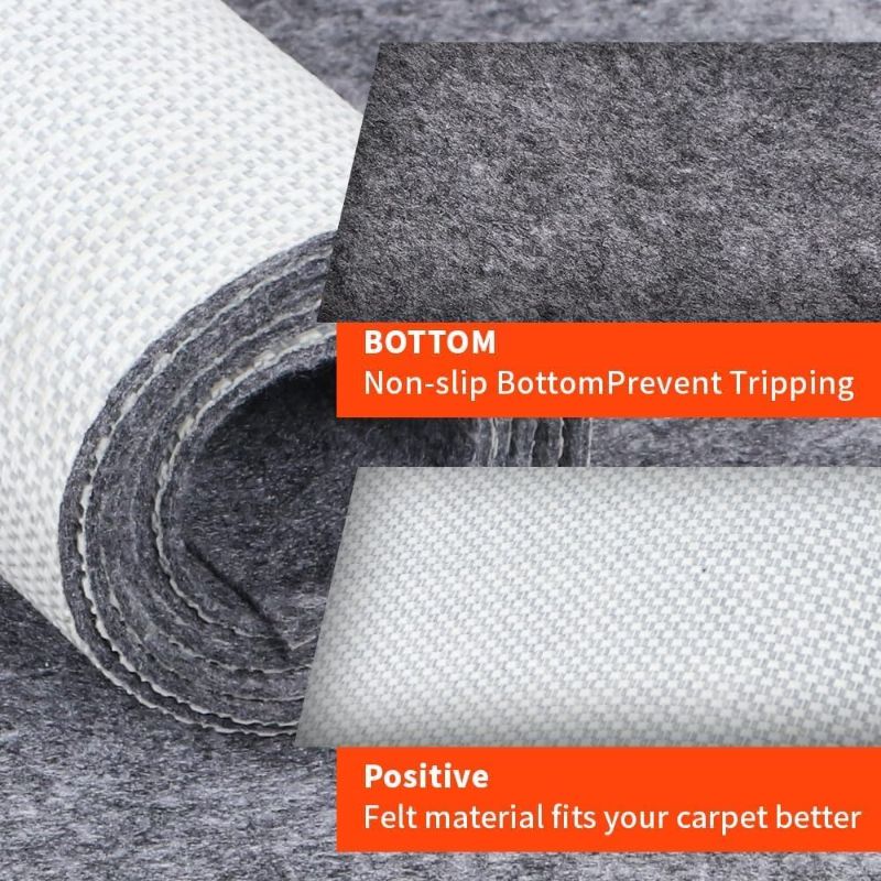 Photo 1 of Non-Slip Rug Pads 9 x 12 ft, 100% Waterproof Extra Large Area Rugs Non Skid Rug Pad for All Floors and Finishes Durable Hardwood Floor Protective Felt Keeps Rugs in Place, Safe and Secure