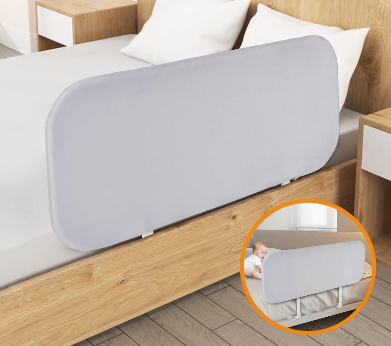 Photo 1 of Toddler Bed Rails for Travel - Baby Guard Bed Rail Portable for Crib, Twin, Queen, Full, King Size Beds - Easy to Assemble, Safety Bed Side Rail for Toddlers and Kids