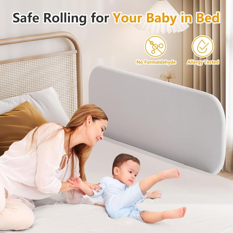 Photo 1 of Toddler Bed Rails for Travel - Baby Guard Bed Rail Portable for Crib, Twin, Queen, Full, King Size Beds - Easy to Assemble, Safety Bed Side Rail for Toddlers and Kids