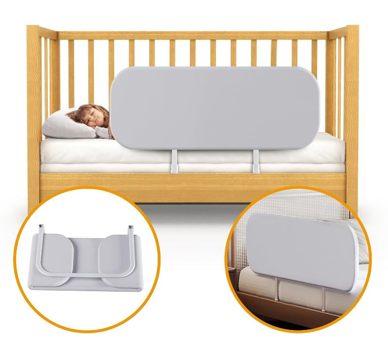 Photo 1 of Toddler Bed Rails for Travel - Baby Guard Bed Rail Portable for Crib, Twin, Queen, Full, King Size Beds - Easy to Assemble, Safety Bed Side Rail for Toddlers and Kids