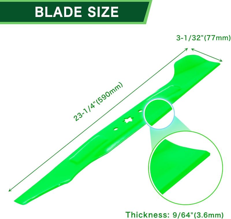 Photo 1 of Lawn Mower Deck Rebuild Kit for 46 inch Models Cub Cad et LTX1046VT LTX1046 LTX1045 Includes (2) Spindles 618-04865 (2) Flat Idler Pulley 753-08171 (1) Be lt 954-04219 (2) Blades 942-04244