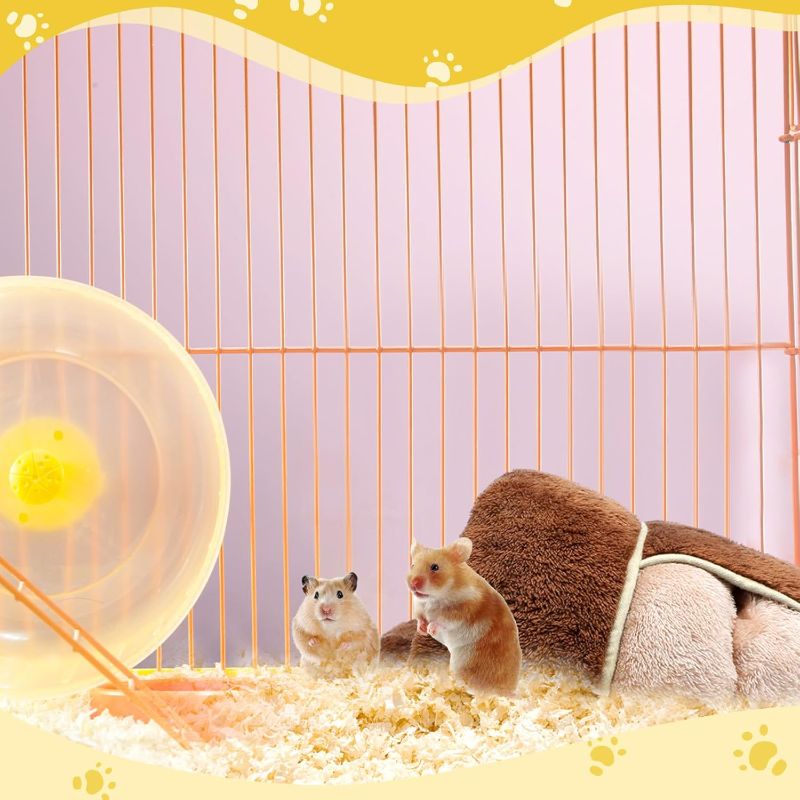 Photo 1 of Wenqik 2 Pcs Guinea Pig Bed Cuddle Warm Hideout Small Animal Sack Cozy House Bedding Sleeping Cushion Portable Pet Carrier Cage Nest for Rabbit Hamster Rat