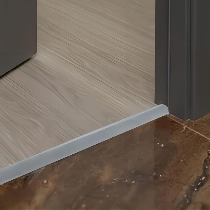 Photo 1 of 4ft by 1.5 Gaahing Aluminum Floor Transition Threshold Strip, Bridge The Height Gap 3/4 for Doorway Ramp Tiles Laminate Planks