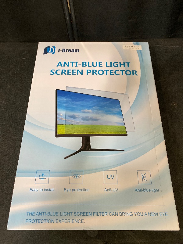Photo 1 of 27 inch Anti-Glare Blue Light Blocking Screen Protector for 27" Sceptre/Dell/Asus/Acer/ViewSonic/Samsung/Aoc/HP/LG Computer with 16:9 Aspect Ratio
