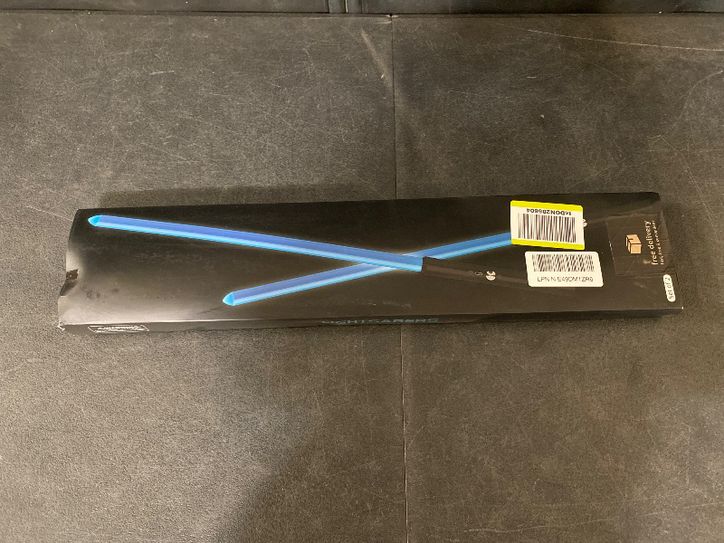 Photo 1 of Lightsaber 2 Pack RGB 15 Colors Metal Hilt FX Light Saber attery Rechargable 2-in-1 Double-Bladed FX Dueling Light Saber Cosplay Toy 3 Sound Mode Light Sword Forge