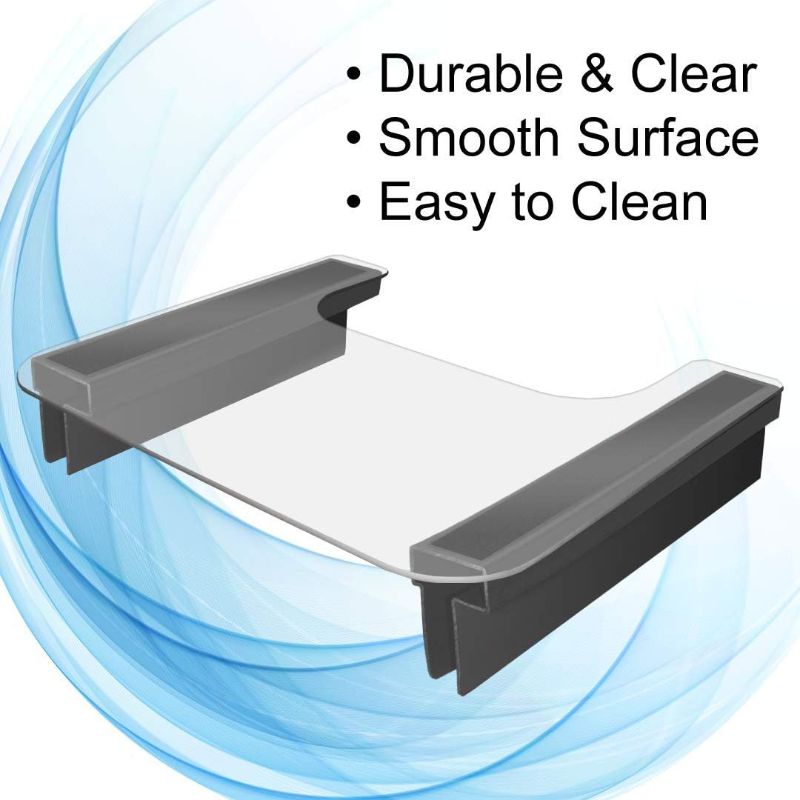 Photo 1 of Rehabilitation Advantage Slide-On Clear Polycarbonate Wheelchair Lap Tray
