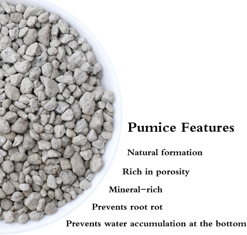 Photo 1 of Voulosimi Garden Pumice Rock Horticultural Cactus Bonsai Succulent Soil Additive for Plants, Landscaping, Vase Fillers (1/2 inch, 18 LB)