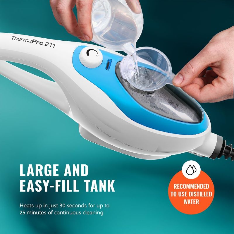 Photo 1 of PurSteam 10-in-1 Steam Mop, Floor Steamer with Detachable Handheld Steam Cleaner for Tile, Hardwood Floors