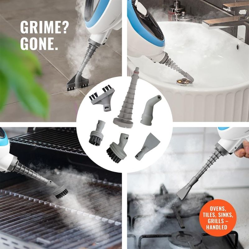 Photo 1 of PurSteam 10-in-1 Steam Mop, Floor Steamer with Detachable Handheld Steam Cleaner for Tile, Hardwood Floors
