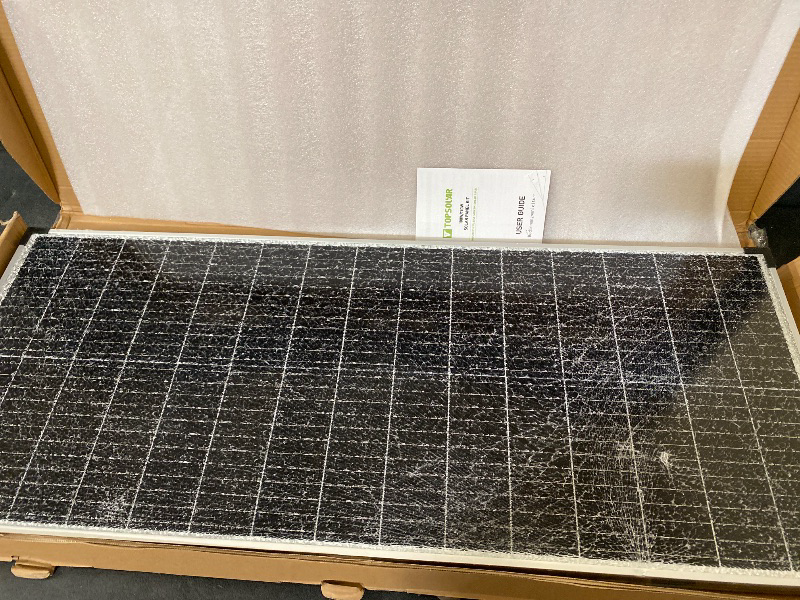 Photo 1 of Topsolar Solar Panel Kit 200?2*100W) Watt 12 Volt Monocrystalline Off Grid System for Homes RV Boat + 30A 12V/24V Solar Charge Controller + Solar Cables + Z-Brackets for Mounting