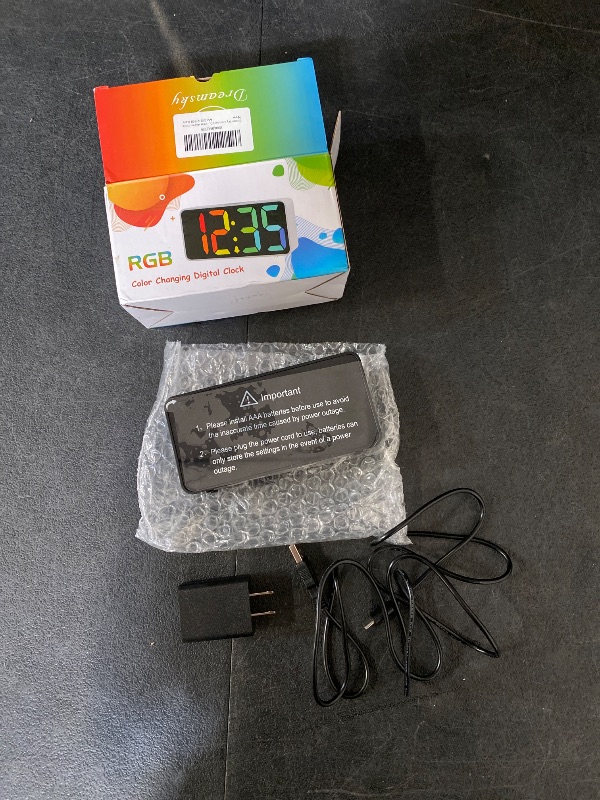 Photo 1 of DreamSky Small Digital Clock and Compact Digital Clock RGB