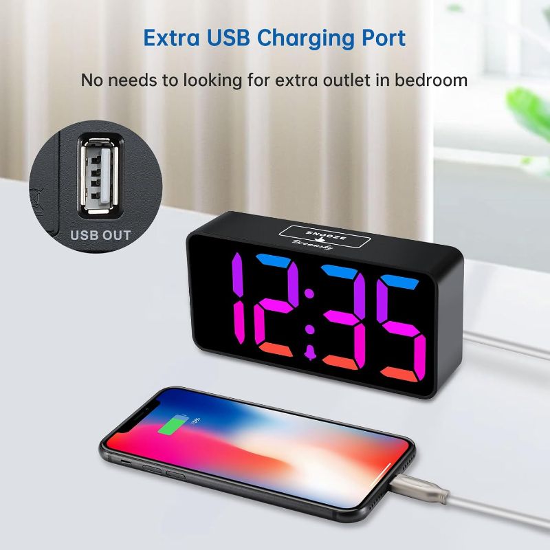 Photo 1 of DreamSky Small Digital Clock and Compact Digital Clock RGB