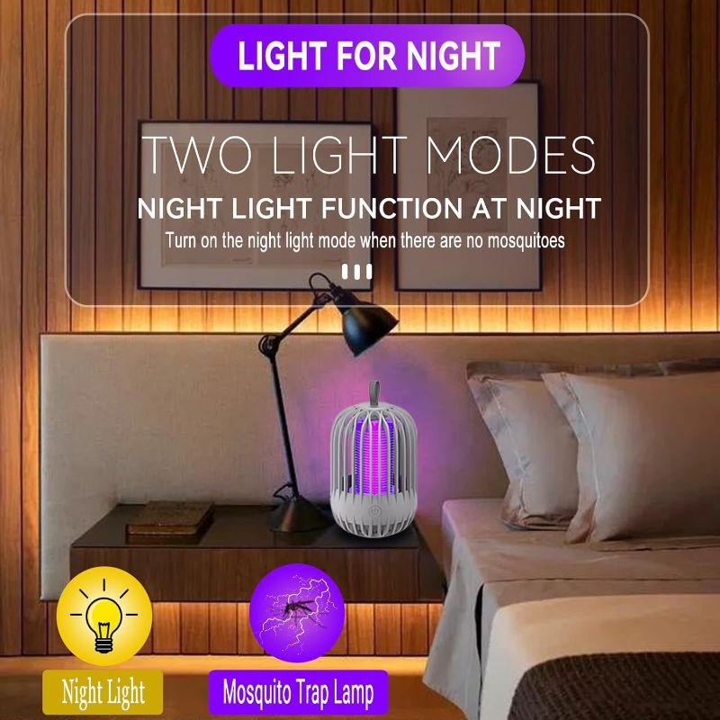 Photo 1 of Bug Zapper Indoor,Mosquito Zapper,2024 Upgraded Powerful Indoor Bug Zapper for Home, Garden, Patio,Outdoor Camping
