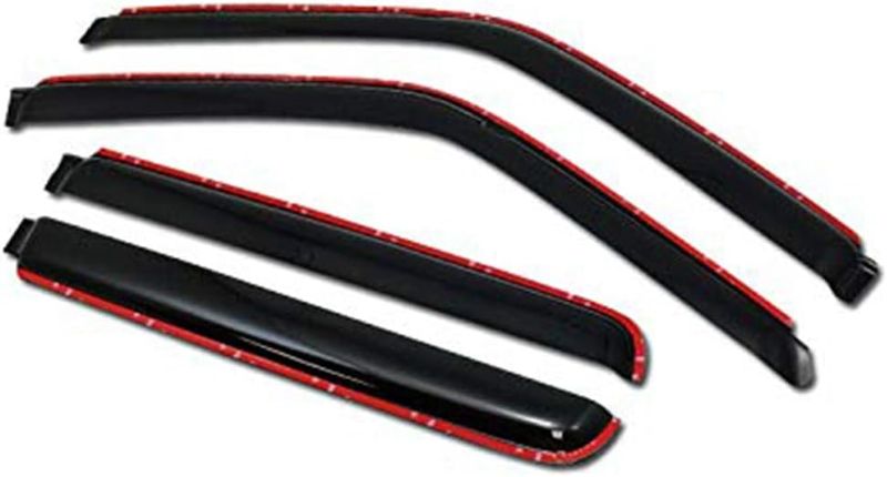 Photo 1 of HS Power in-Channel Sun/Rain Guards Window Deflector Smoke Window Visors 4P Set 1992-2000/1995-1999 Compatible with Chevy C/K Suburban/Chevy Tahoe 4DR Models
