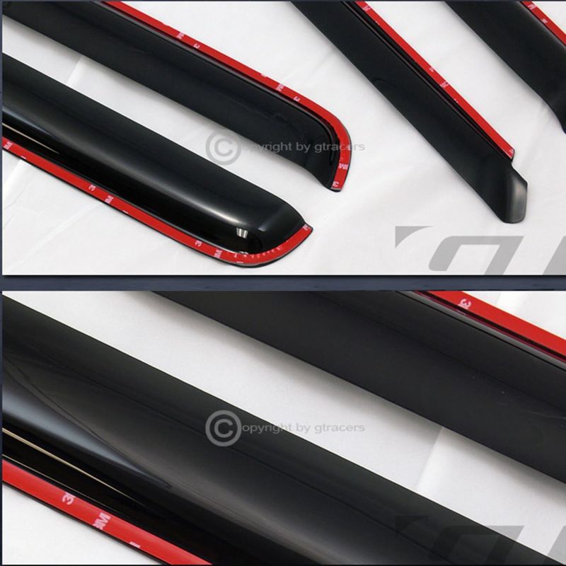 Photo 1 of HS Power in-Channel Sun/Rain Guards Window Deflector Smoke Window Visors 4P Set 1992-2000/1995-1999 Compatible with Chevy C/K Suburban/Chevy Tahoe 4DR Models

