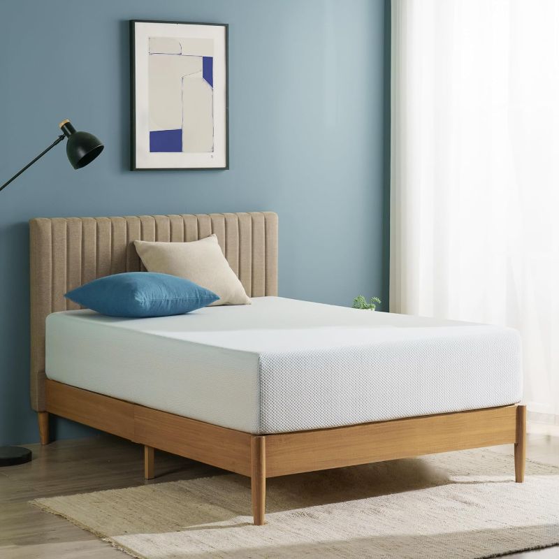 Photo 1 of Twin - ZINUS 10 Inch Green Tea Cooling Memory Foam Mattress [New Version], Twin, Fiberglass Free, Medium Firmness, Cooling Gel Foam, Certified Safe Foams & Fabric, Mattress in A Box