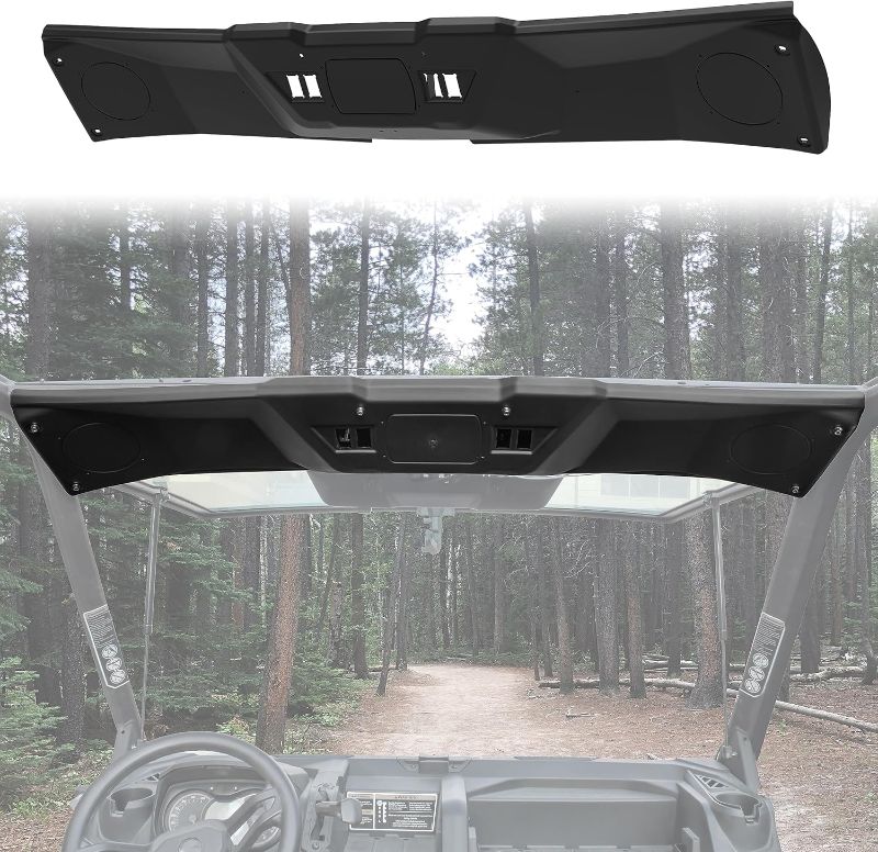Photo 1 of Front Roof Liner for Defender, Front Overhead Roof Liner Speaker Pods for Can-Am Defender/Defender Max HD8 HD10 Accessories, Replace #715003098 (1 PCS)