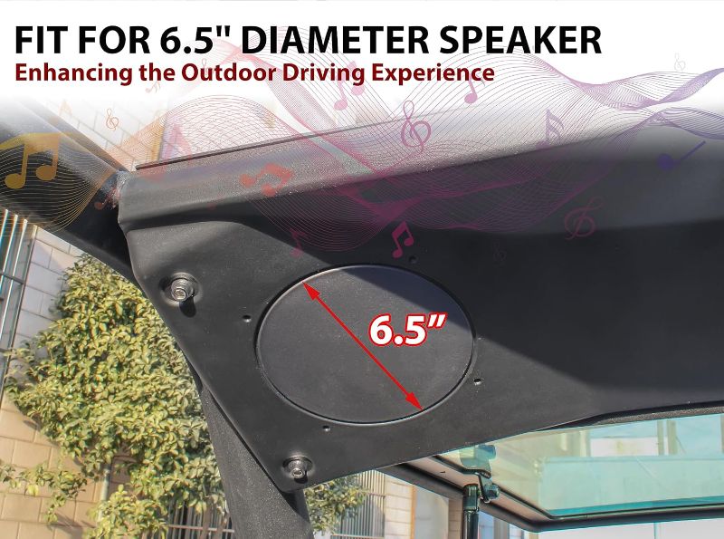 Photo 1 of Front Roof Liner for Defender, Front Overhead Roof Liner Speaker Pods for Can-Am Defender/Defender Max HD8 HD10 Accessories, Replace #715003098 (1 PCS)