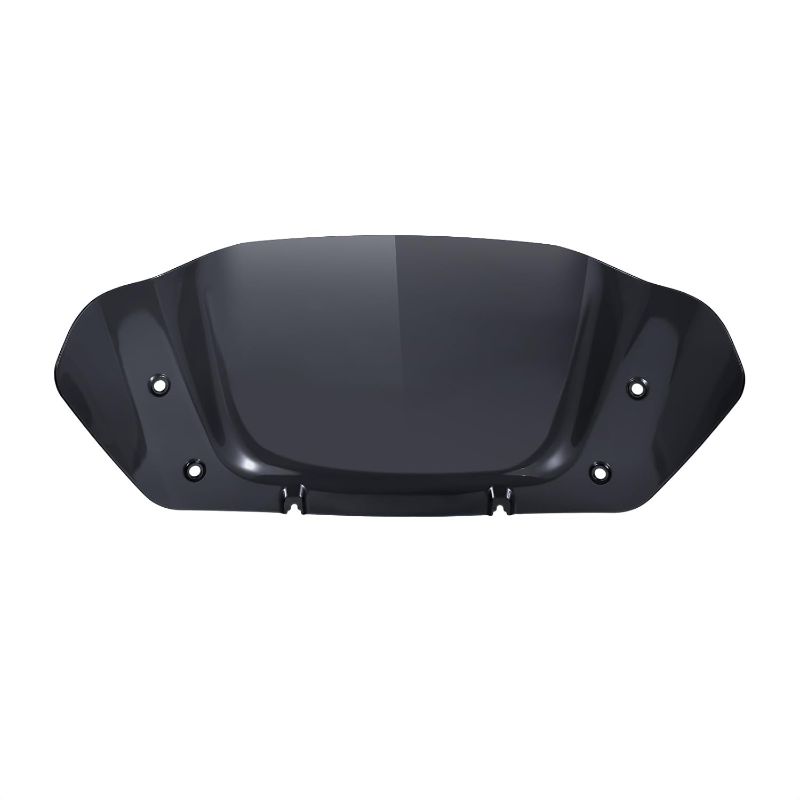 Photo 1 of 10" Wave Windshield Windscreen Wind Splitter Compatible for Harley Street Glide FLHX, CVO Street Glide FLHXSE 2023 2024 (Black)