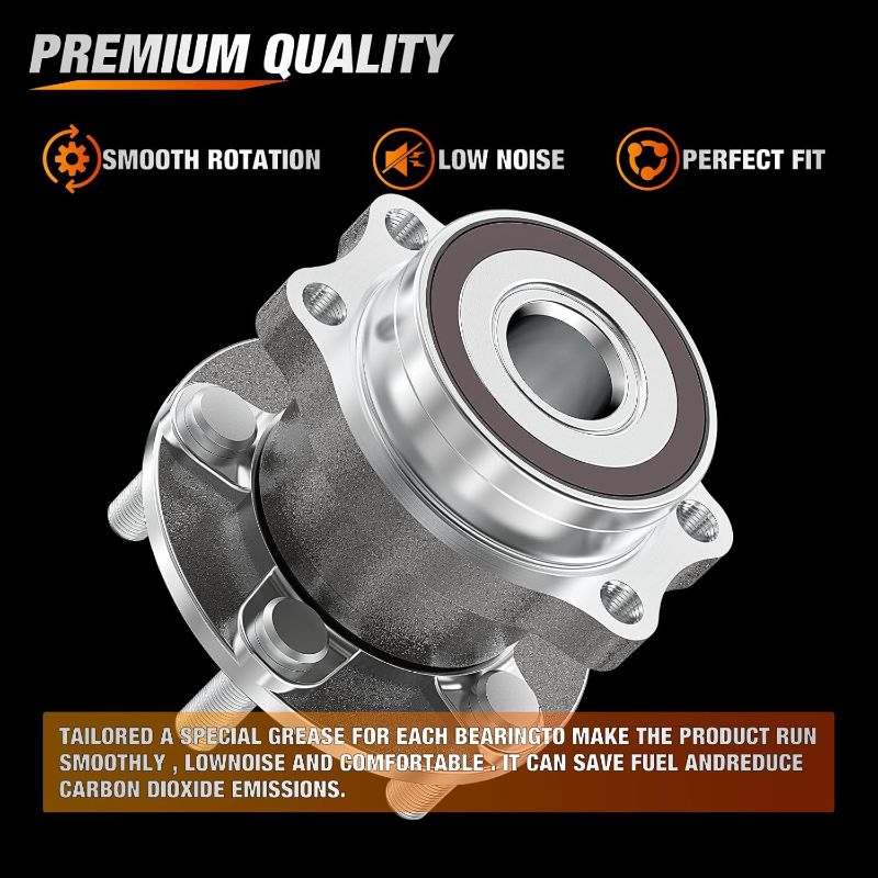 Photo 1 of Nilight Rear Wheel Bearing and Hub Assembly for Subaru Forester 2014 2015 2016 2017 2018, Impreza 2012-2019 2020-2021, Crosstrek 2016-2021, XV Crosstrek 2013-2015 with 5-Lug, OEM 512518
