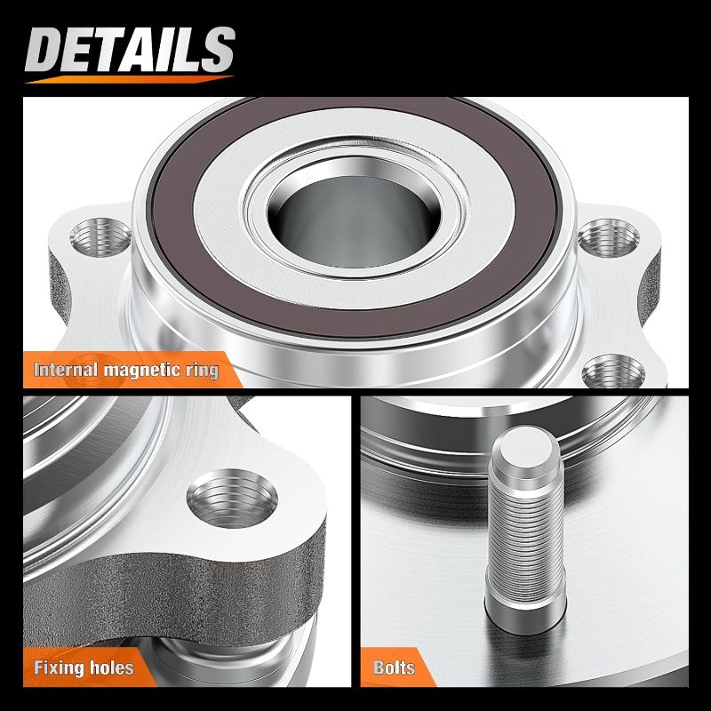 Photo 1 of Nilight Rear Wheel Bearing and Hub Assembly for Subaru Forester 2014 2015 2016 2017 2018, Impreza 2012-2019 2020-2021, Crosstrek 2016-2021, XV Crosstrek 2013-2015 with 5-Lug, OEM 512518