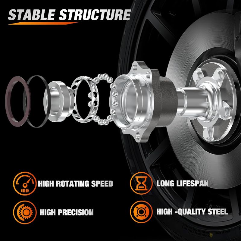 Photo 1 of Nilight Rear Wheel Bearing and Hub Assembly for Subaru Forester 2014 2015 2016 2017 2018, Impreza 2012-2019 2020-2021, Crosstrek 2016-2021, XV Crosstrek 2013-2015 with 5-Lug, OEM 512518