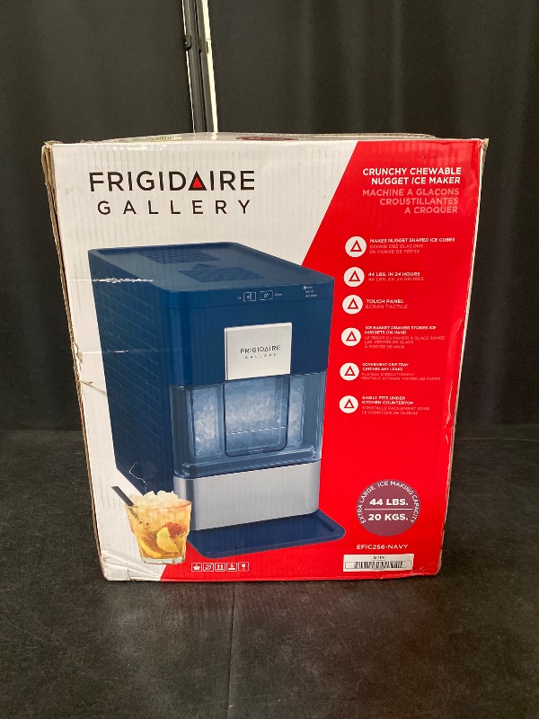 Photo 1 of FRIGIDAIRE Gallery EFIC255 Countertop Crunchy Chewable Nugget Ice Maker, 44lbs per Day, Auto Self Cleaning, 2.0 Gen, Navy