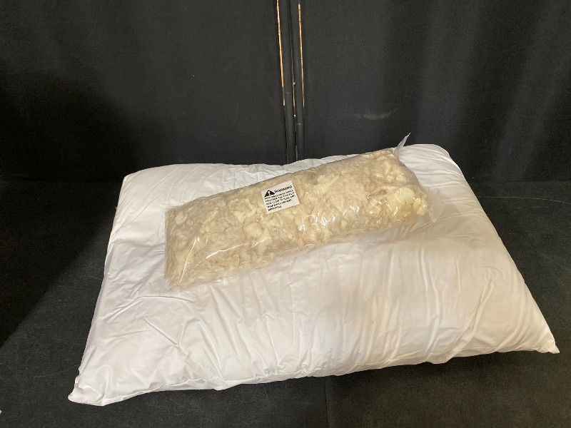 Photo 1 of Avocado 100% Certified Organic Bed Pillow with Organic Cotton Shell, Organic Latex & Kapok Fill, Queen
