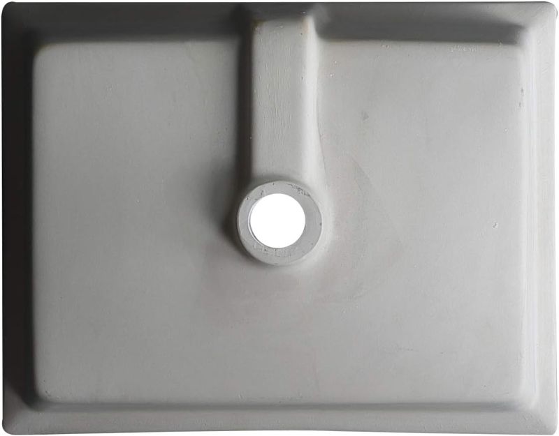 Photo 1 of 20 Inch Undermount Bathroom Sink Rectangle Undermount Sink White Ceramic Under Counter Bathroom Sinks with Overflow (19.5"x15.6")