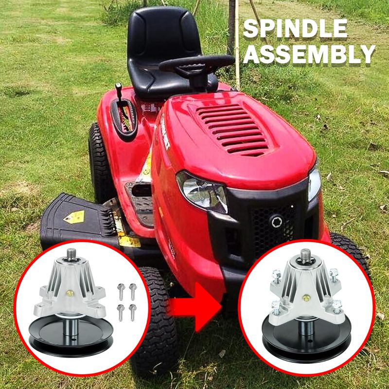 Photo 1 of 42" Deck Rebuild Kit for 618-06976 918-06976 742-04308, with Blade Belt Spindle Idler Assembly for Cub Cadet XT1 LT42 XT2 LX42 T8000 KH KW, for MTD Craftsman T8000 Lawn Mower parts