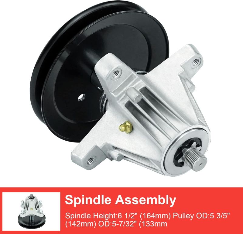 Photo 1 of 42" Deck Rebuild Kit for 618-06976 918-06976 742-04308, with Blade Belt Spindle Idler Assembly for Cub Cadet XT1 LT42 XT2 LX42 T8000 KH KW, for MTD Craftsman T8000 Lawn Mower parts