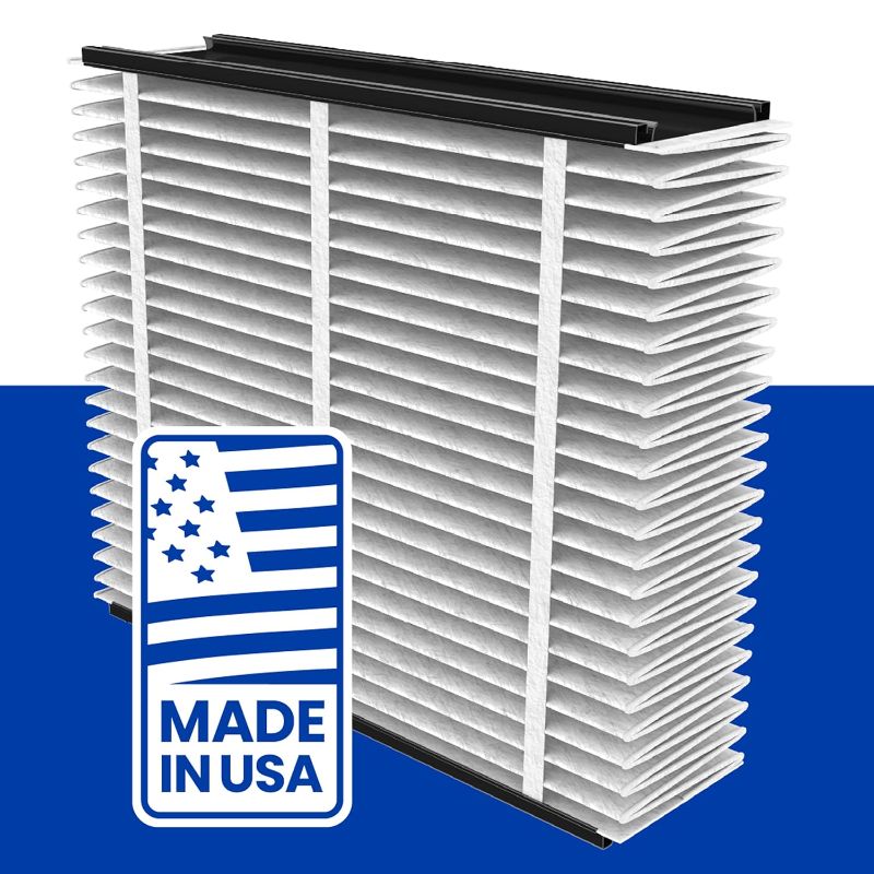 Photo 1 of AprilAire 413 Replacement Filter for AprilAire Whole House Air Purifiers - MERV 13, Healthy Home Allergy, 16x25x4 Air Filter (Pack of 2)