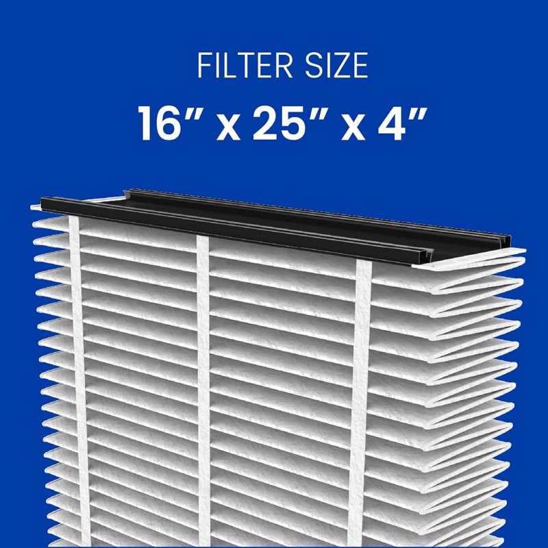 Photo 1 of AprilAire 413 Replacement Filter for AprilAire Whole House Air Purifiers - MERV 13, Healthy Home Allergy, 16x25x4 Air Filter (Pack of 2)